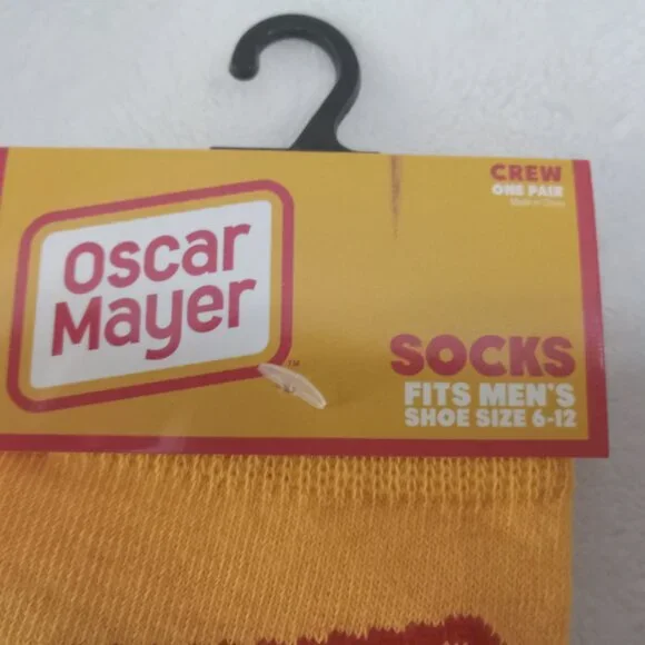 FASHION STATEMENT NWT NOVELTY SOCKS -PRINGLES, PEZ AND OCSCAR MEYER - SIZE 6-12 - Picture 5 of 7